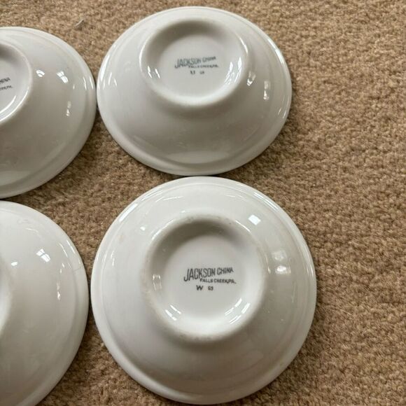 4 Jackson China 4 3/4” Pink Rimmed Bowls - Picture 8 of 8